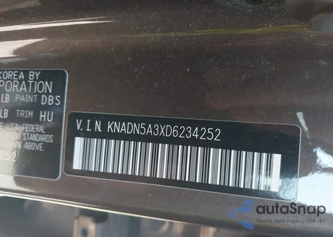 2013 Kia Rio Ex from USA, damaged, VIN KNADN5A3XD6234252